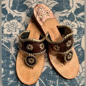 Jack Rogers Classic Navajo Sandal size 8